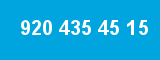 920 435 45 15